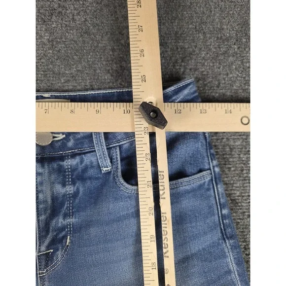 L'agence Womens Light Wash Kendra High Rise Cropped Designer Jeans Size 24 - Picture 2 of 8